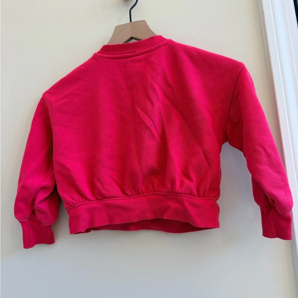 Old Navy Kids Red Strawberry Sweatshirt girls size 5/XS - Picture 2 of 4